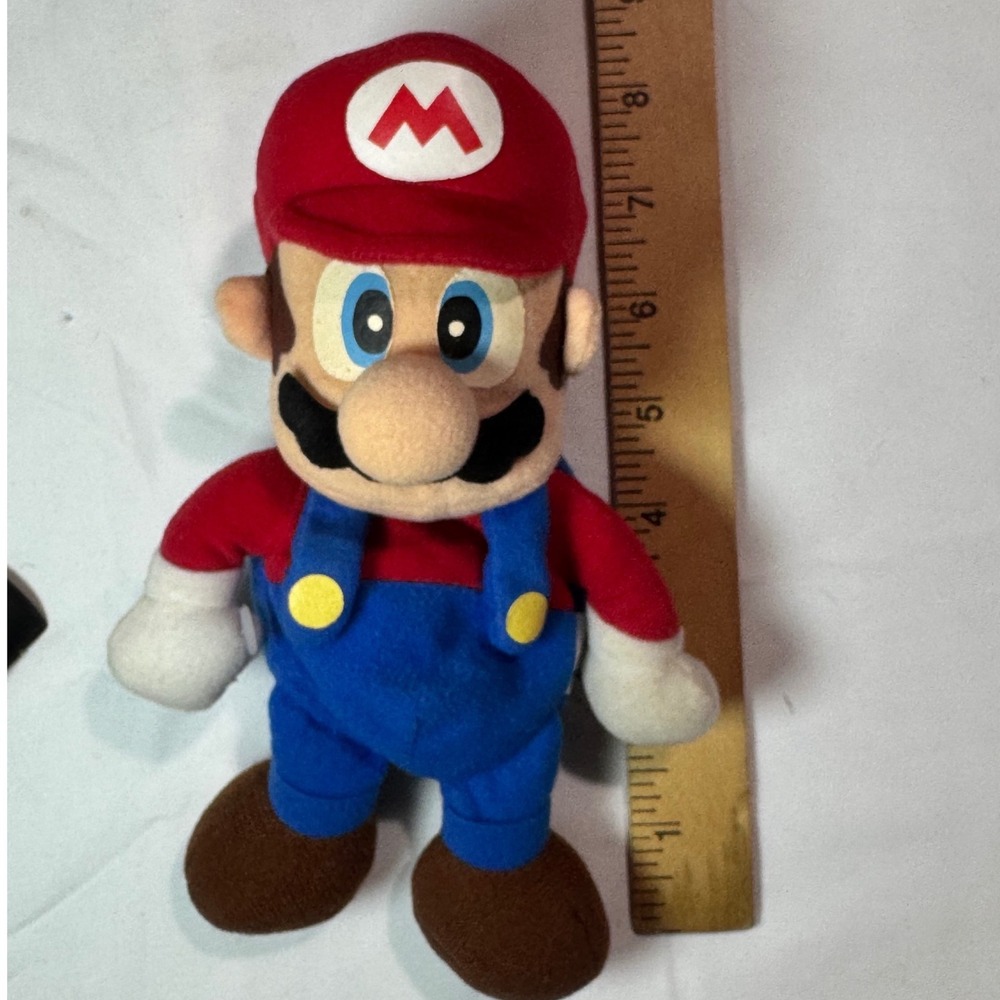 Vintage 1999 ToySite Super Mario Bros Nintendo 64 N64 Non-Posable 8" Plush